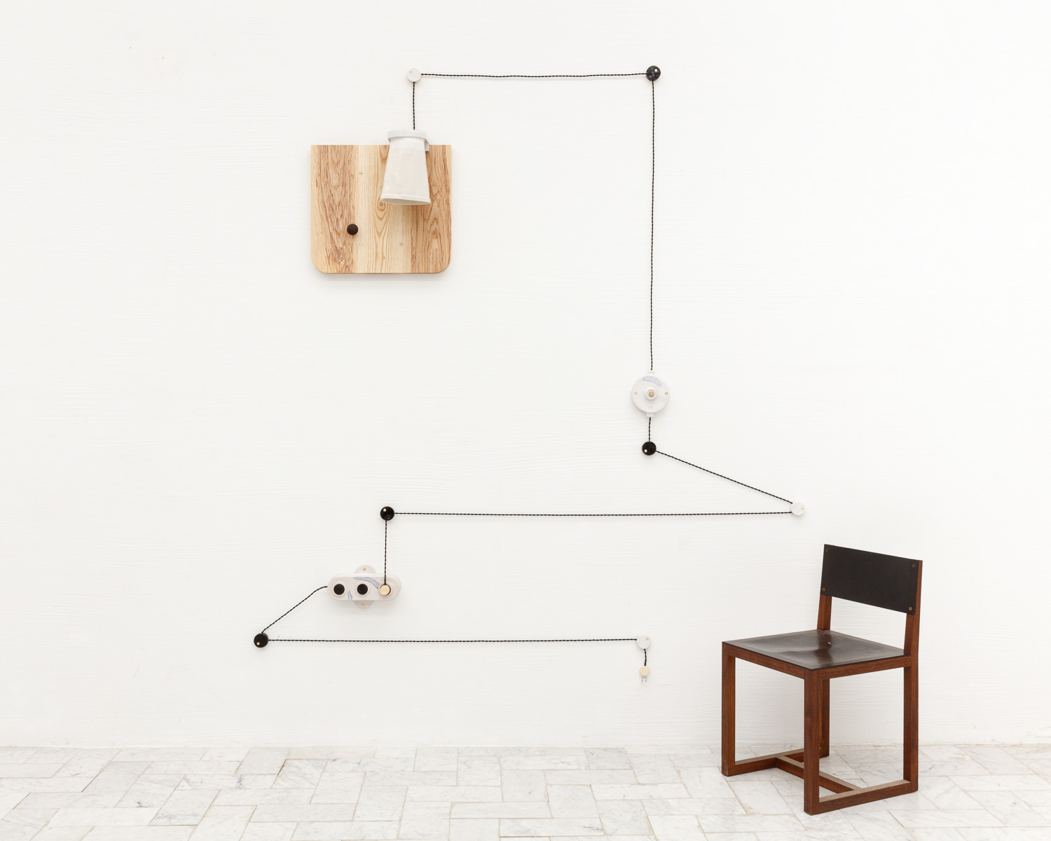 BDDW KNOB AND TUBE WALL LIGHT